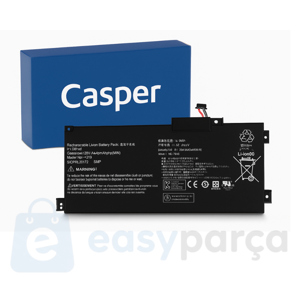 Casper Excalibur G770 Notebook Batarya